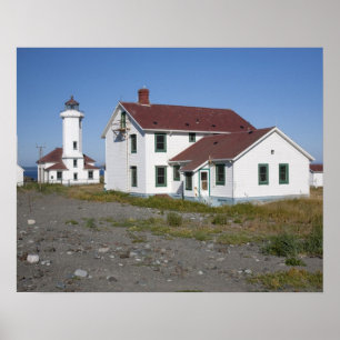 USA, Washington, Port Townsend, Point Wilson Poster