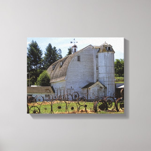 USA, Washington, Pullman, Barn Canvas Print (Front)