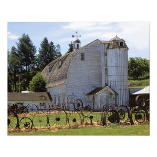 USA, Washington, Pullman, Barn Photo Print