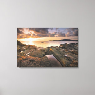USA, Washington, San Juan Islands. A dramatic 2 Canvas Print