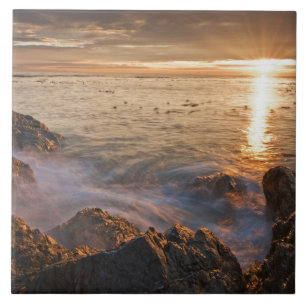 USA, Washington, San Juan Islands. A dramatic Tile