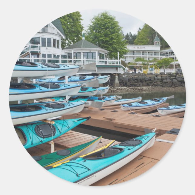 USA, Washington, San Juan Islands Classic Round Sticker (Front)