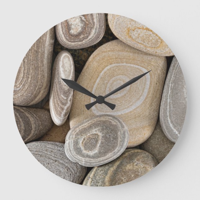 USA, Washington, Seabeck. Close-Up Of Beach 2 Large Clock (Front)