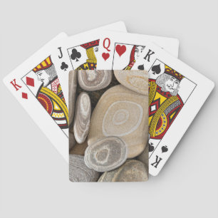 USA, Washington, Seabeck. Close-Up Of Beach 2 Playing Cards