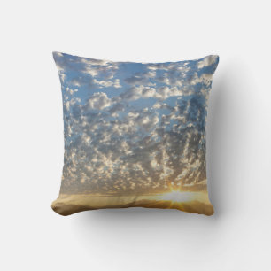 USA, Washington, Seabeck. Sunset Cushion