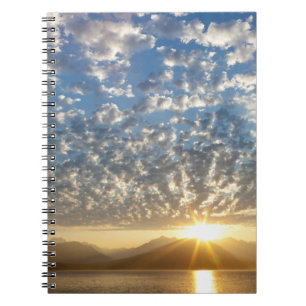 USA, Washington, Seabeck. Sunset Notebook
