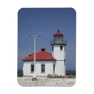USA, Washington, Seattle, Alki Point Lighthouse, Magnet