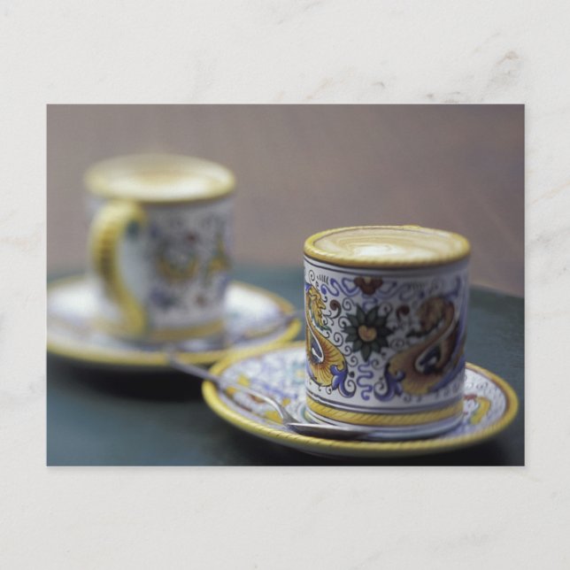 USA, Washington, Seattle, Espresso drinks in 2 Postcard (Front)