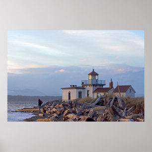 USA, Washington, Seattle, Puget Sound 2 Poster