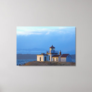 USA, Washington, Seattle, Puget Sound Canvas Print
