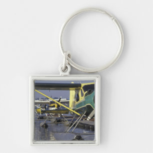 USA, Washington, Seattle, Seaplanes docked on Key Ring