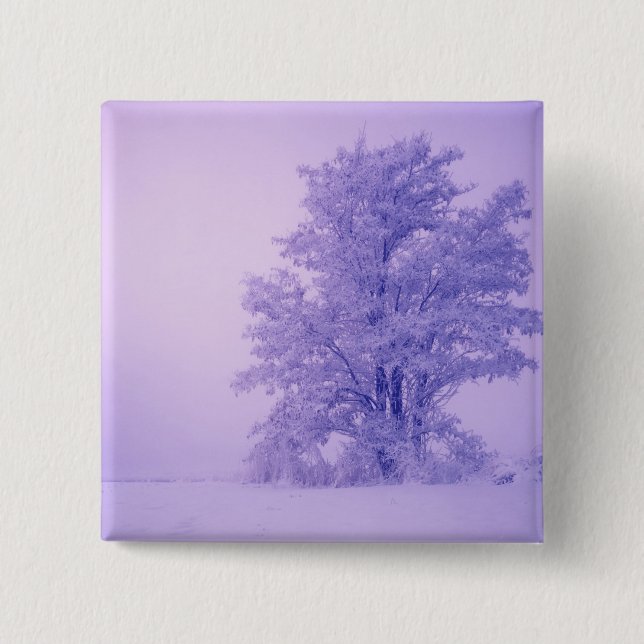 USA, Washington, Spokane County, Frosted 15 Cm Square Badge (Front)