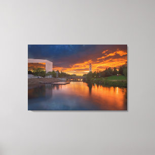 USA, Washington, Spokane, Riverfront Park Canvas Print