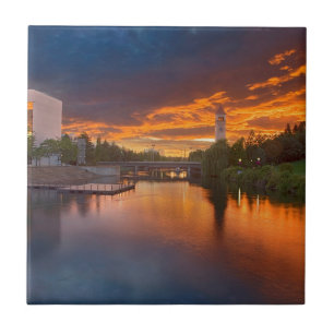 USA, Washington, Spokane, Riverfront Park Tile