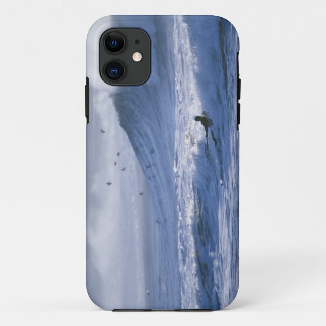 USA, Washington State, La Push. Man kayak Case-Mate iPhone Case (Back)