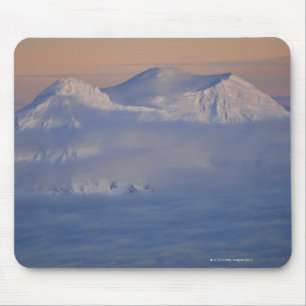 USA, Washington State, Mount Rainier peak in Mouse Mat