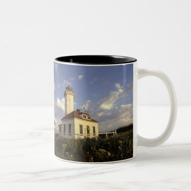USA, Washington State, near Port Townsend. Port Two-Tone Coffee Mug (Right)