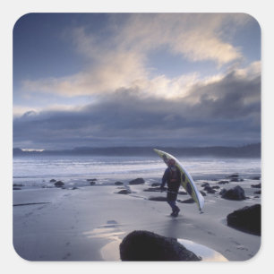 USA, Washington State, Olympic National Park. Square Sticker