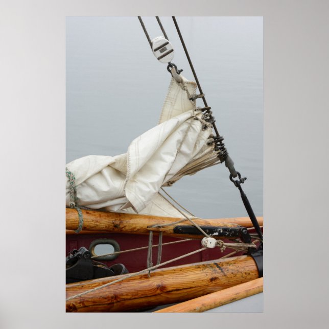 USA, Washington State, Port Townsend. Sailboat Poster (Front)