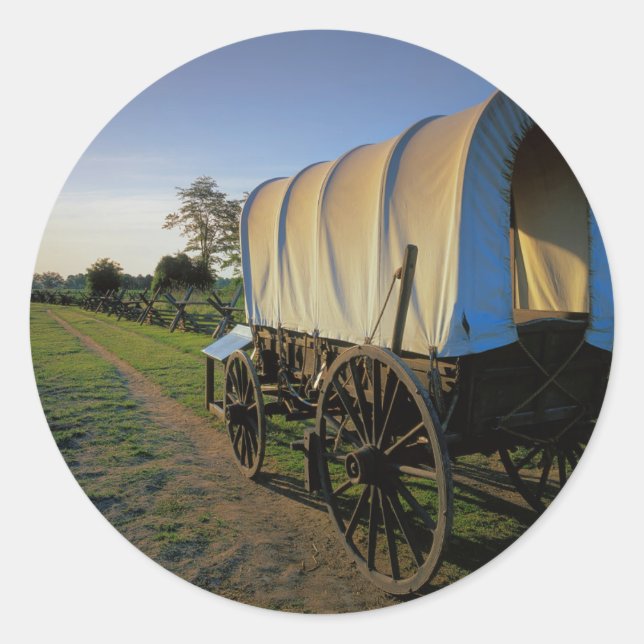 USA, Washington, Whitman Mission National Classic Round Sticker (Front)