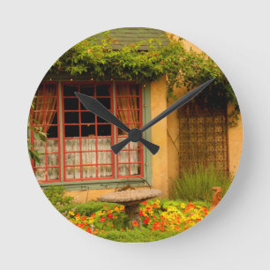 USA, Washington, Woodinville, The Herbfarm Round Clock