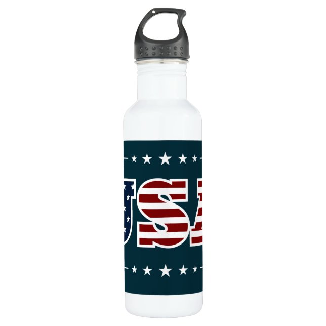 USA Water Bottle (Front)