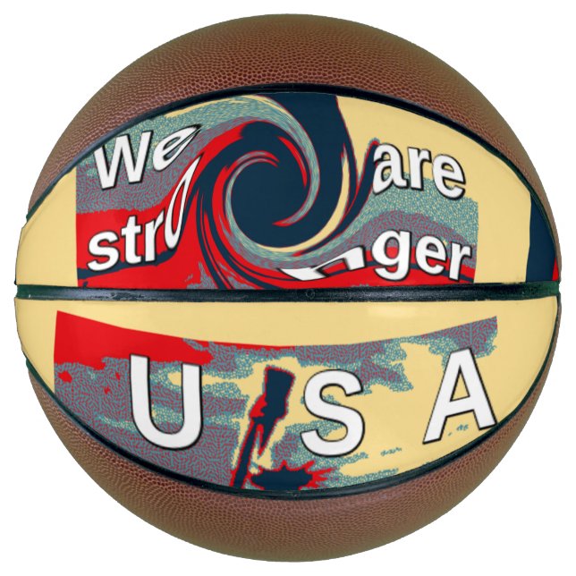 USA We are stronger together in games of champions Basketball (Front)