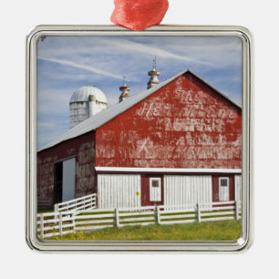 USA, West Virginia, Arbovale. Monongahela Metal Tree Decoration