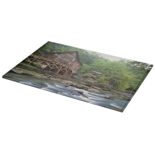 USA, West Virginia, Babcock SP. Rustic Glade Cutting Board (Corner)
