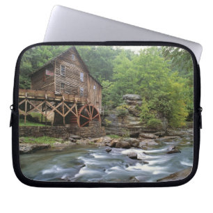 USA, West Virginia, Babcock SP. Rustic Glade Laptop Sleeve