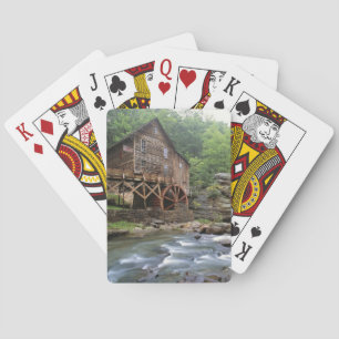 USA, West Virginia, Babcock SP. Rustic Glade Playing Cards