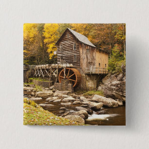 USA, West Virginia, Clifftop. Babcock State 2 15 Cm Square Badge