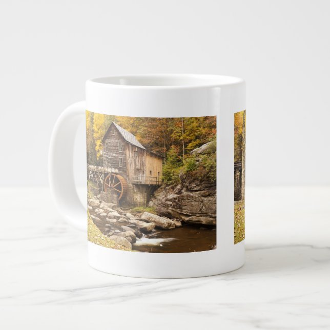 USA, West Virginia, Clifftop. Babcock State 2 Large Coffee Mug (Front Left)