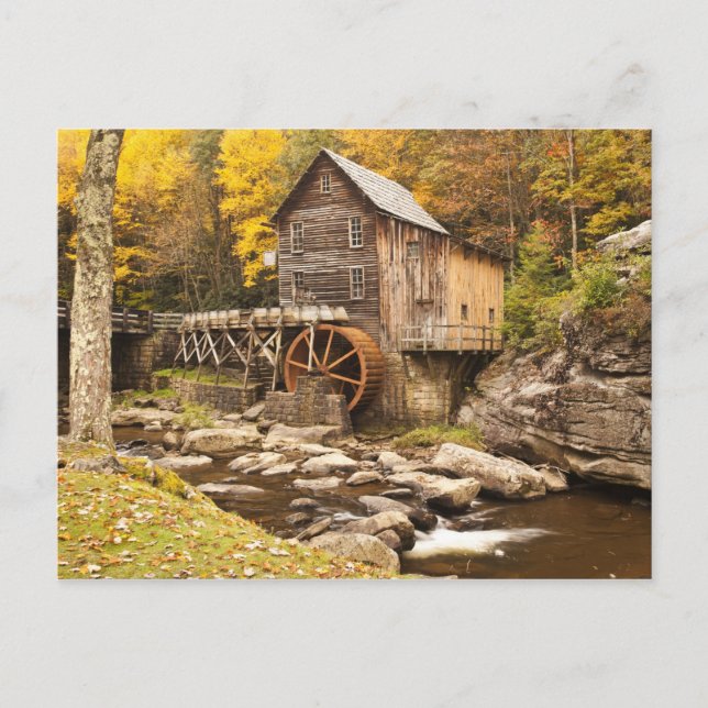 USA, West Virginia, Clifftop. Babcock State 2 Postcard (Front)