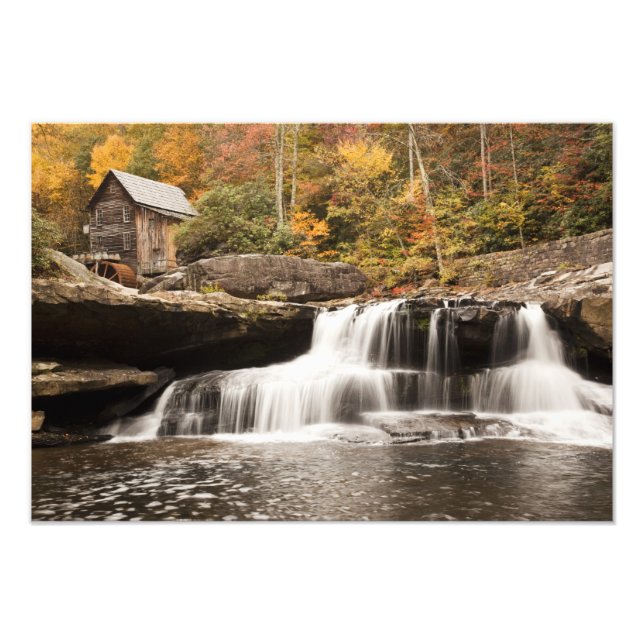 USA, West Virginia, Clifftop. Babcock State Photo Print (Front)