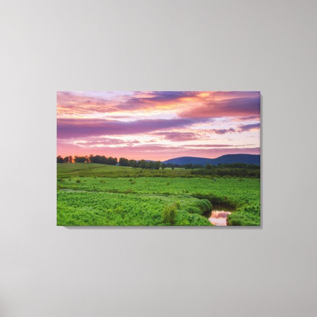 USA, West Virginia, Davis. Landscape Canvas Print (Front)