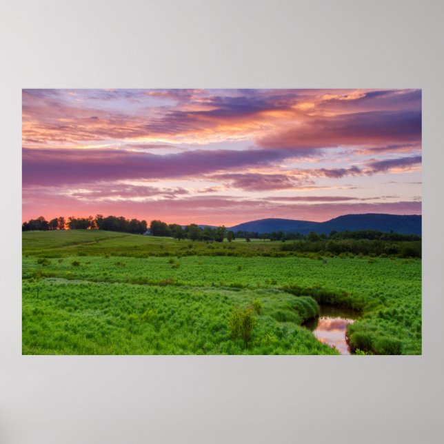 USA, West Virginia, Davis. Landscape Poster (Front)
