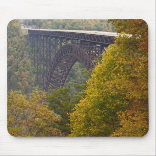 USA, West Virginia, Fayetteville. New River Mouse Mat