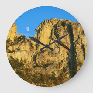 USA, West Virginia, Spruce Knob-Seneca Rocks 2 Large Clock