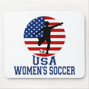 USA Women's Soccer Mouse Mat