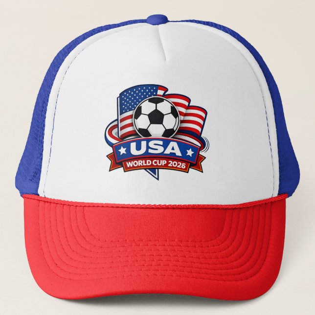 USA World Cup 2026 Trucker Hat (Front)