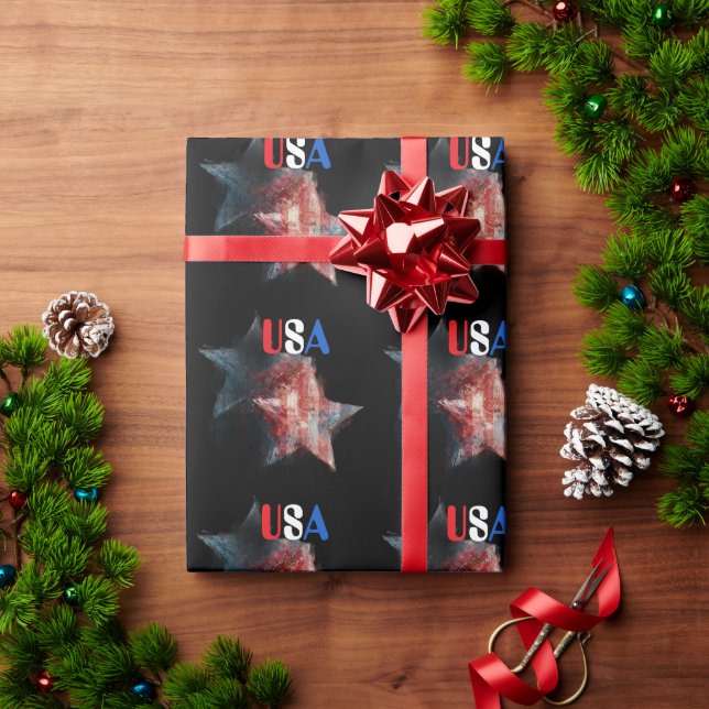 USA Wrapping Paper (Holiday Gift)