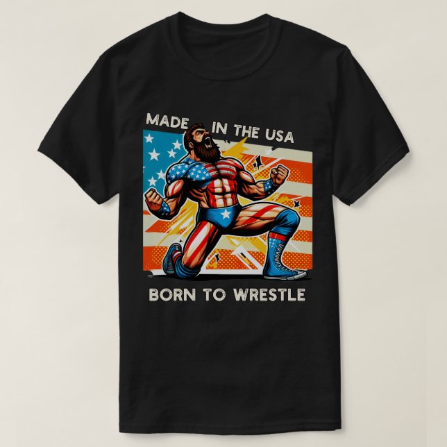 USA Wrestling T-Shirt (Design Front)
