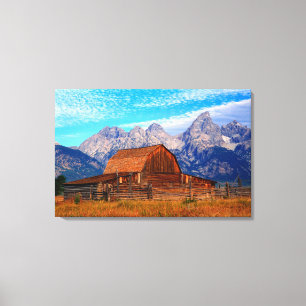 USA, Wyoming, Grand Teton National Park. Canvas Print