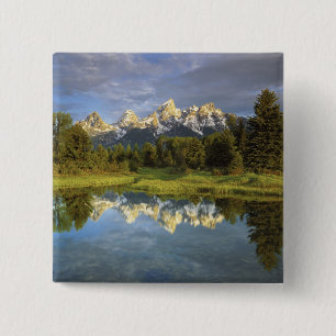USA, Wyoming, Grand Teton National Park. Grand 2 15 Cm Square Badge