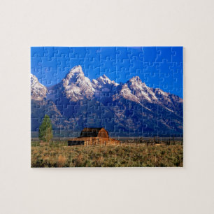 USA, Wyoming, Grand Teton National Park, Morning Jigsaw Puzzle