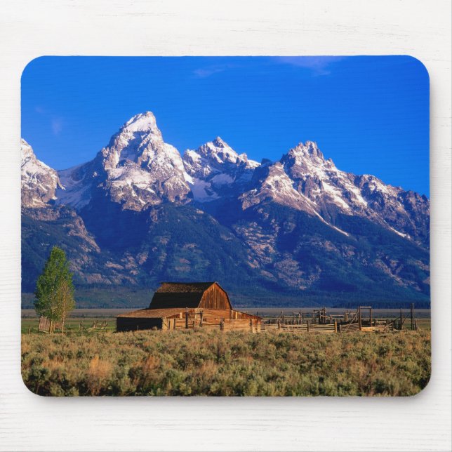 USA, Wyoming, Grand Teton National Park, Morning Mouse Mat (Front)