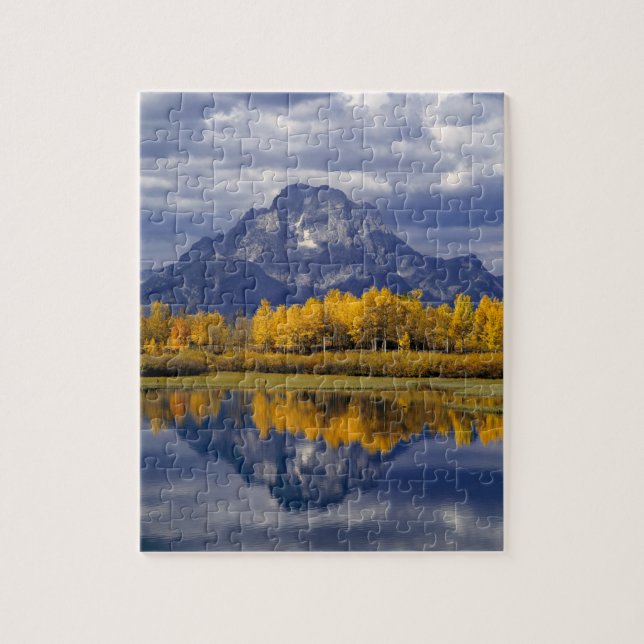 USA, Wyoming, Grand Teton NP. Against the Jigsaw Puzzle (Vertical)