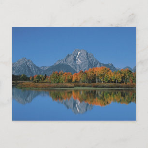 USA, Wyoming, Grand Tetons National Park in 4 Postcard