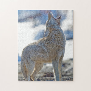 USA, Wyoming, Yellowstone National Park, Coyote Jigsaw Puzzle